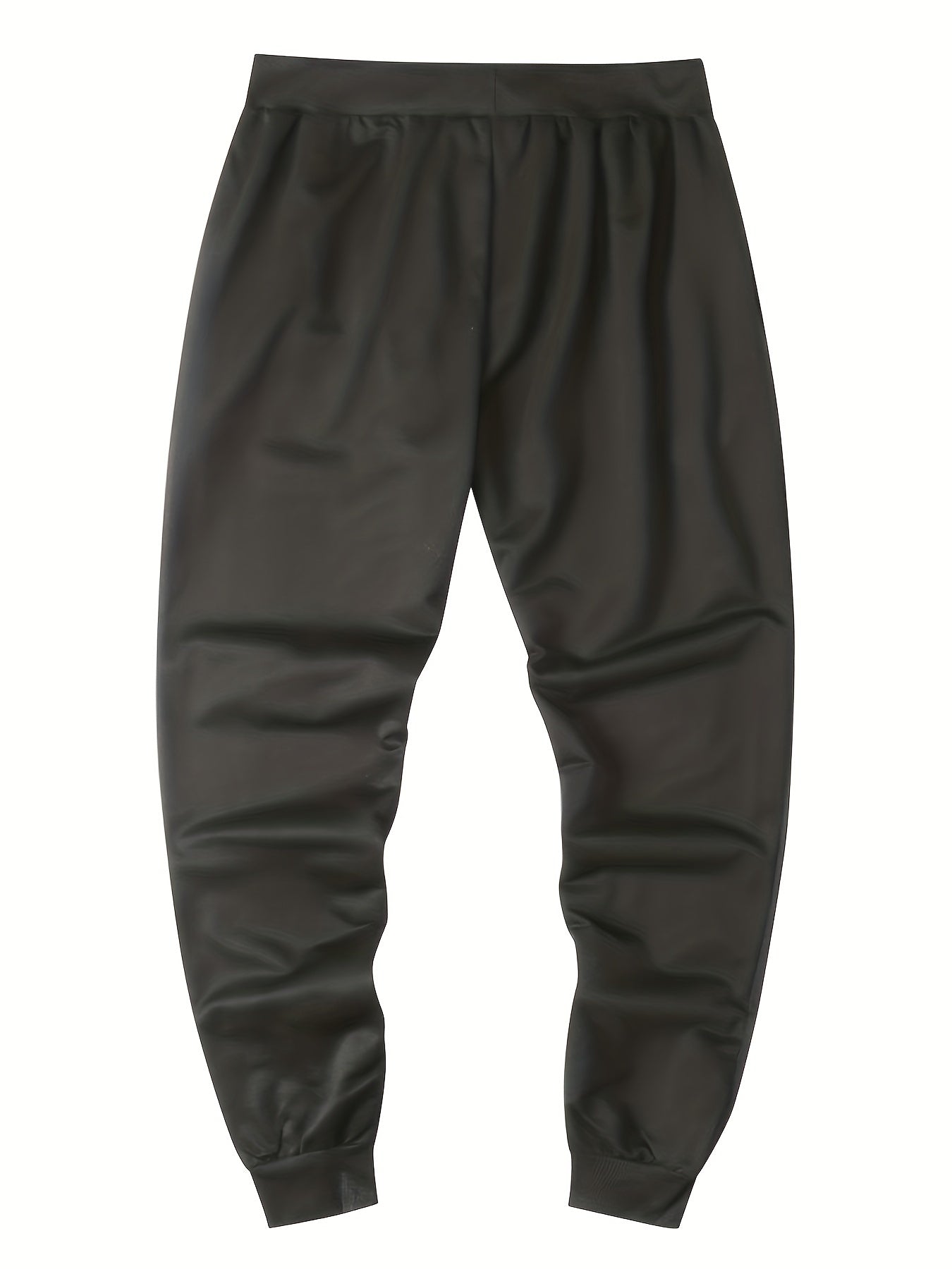 Crown Print Men s Drawstring Pocket Sweatpants Casual Comfy Jogger Pants