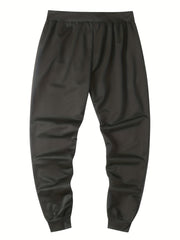 Crown Print Men s Drawstring Pocket Sweatpants Casual Comfy Jogger Pants