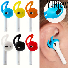 2pcs Silicone Earphone Sleeves Anti-loss Anti-slip Ear Caps Ear Plugs