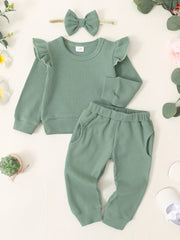 Infant Girl Clothes Set Sweatshirt & Pants Outfit