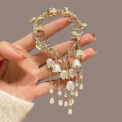 Girls Lily Tassel Hair Clip Headband Hairpin