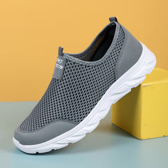 Men's Mesh Slip on Sneakers Lightweight Walking Shoes