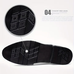 Men's Lace Up Derby Shoes Business Formal Wedding Events