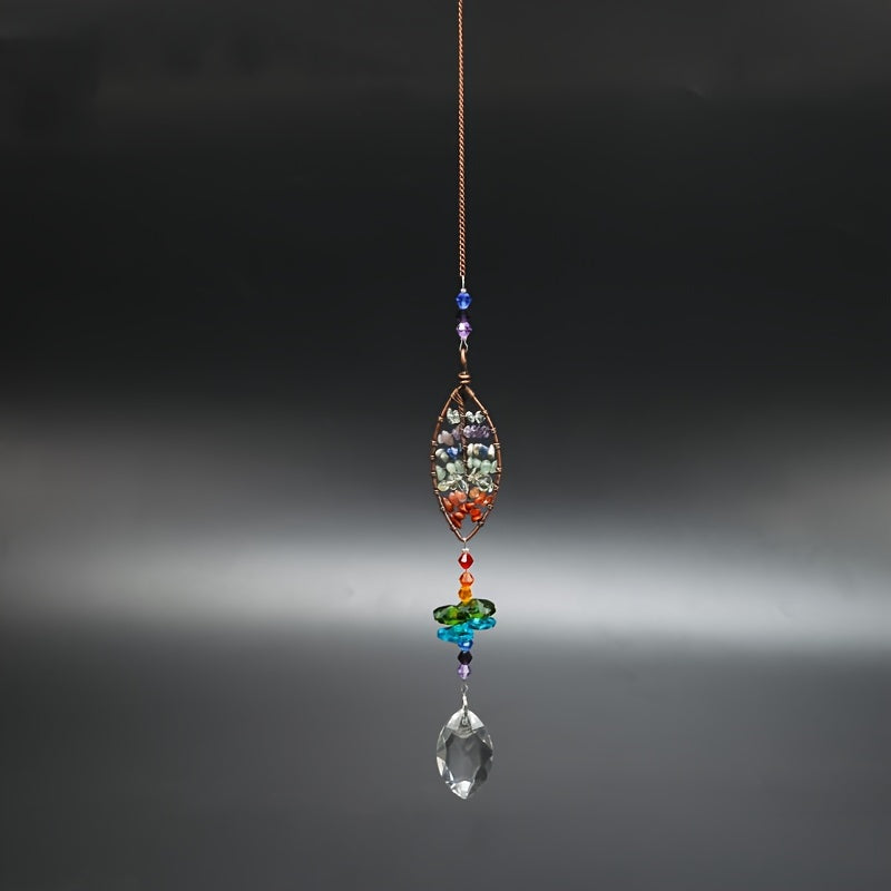 1pc Christmas Crystal Hanging Decoration Window Car Decoration