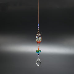 1pc Christmas Crystal Hanging Decoration Window Car Decoration