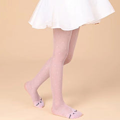 Girls Cat Embroidery Mesh Pantyhose for Summer