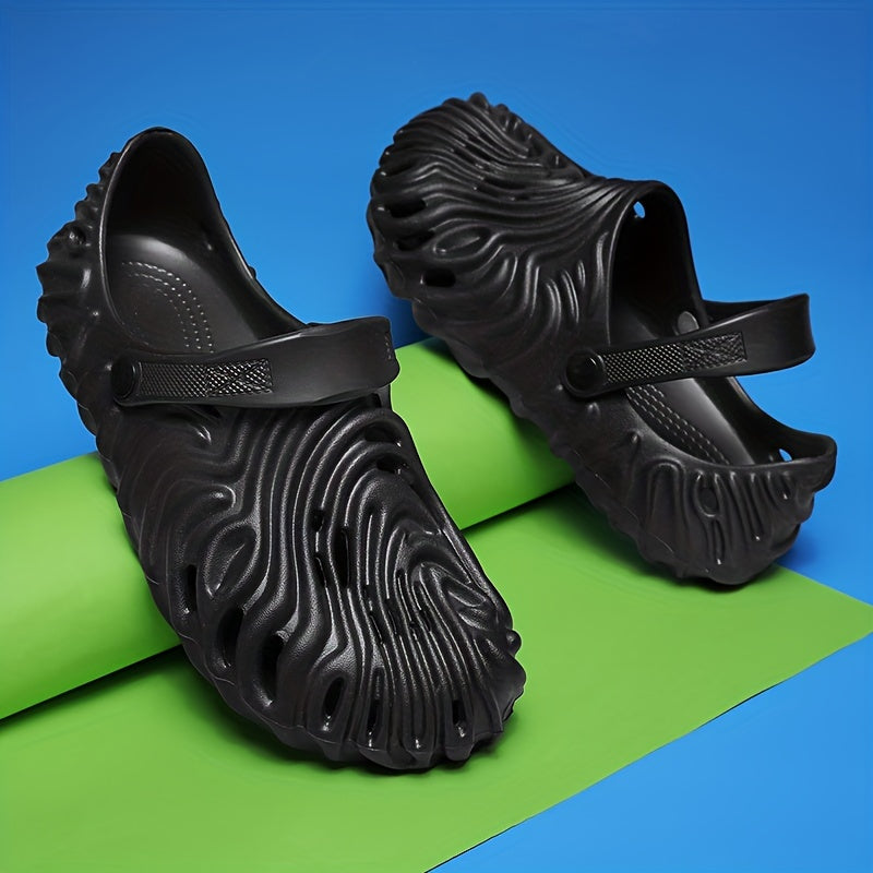 Men's Lightweight Comfy Clogs Hollow Out Non Slip Garden Shoes