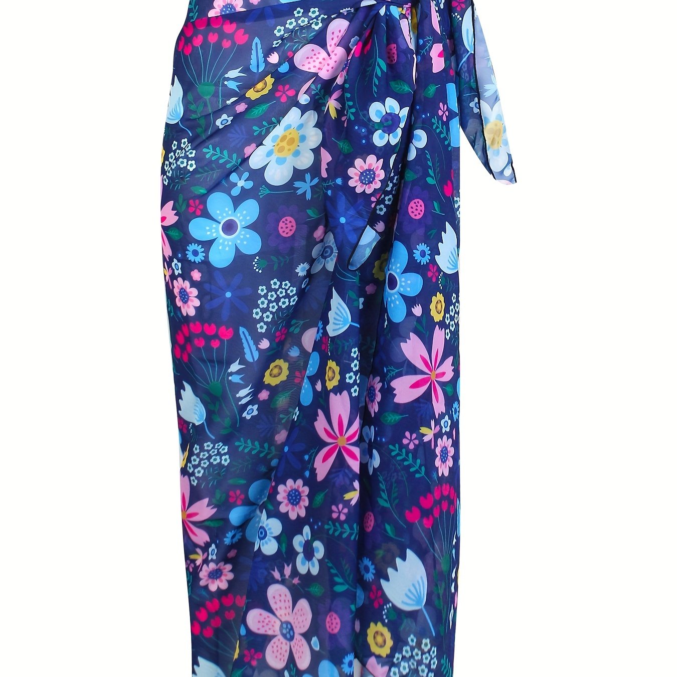 Tie Dye Sarong Cover Up Soft Chiffon Beach Cover Up Women's Swimwear