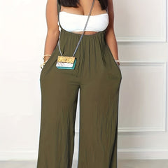 Sleeveless Wide Leg Jumpsuit for Spring & Summer