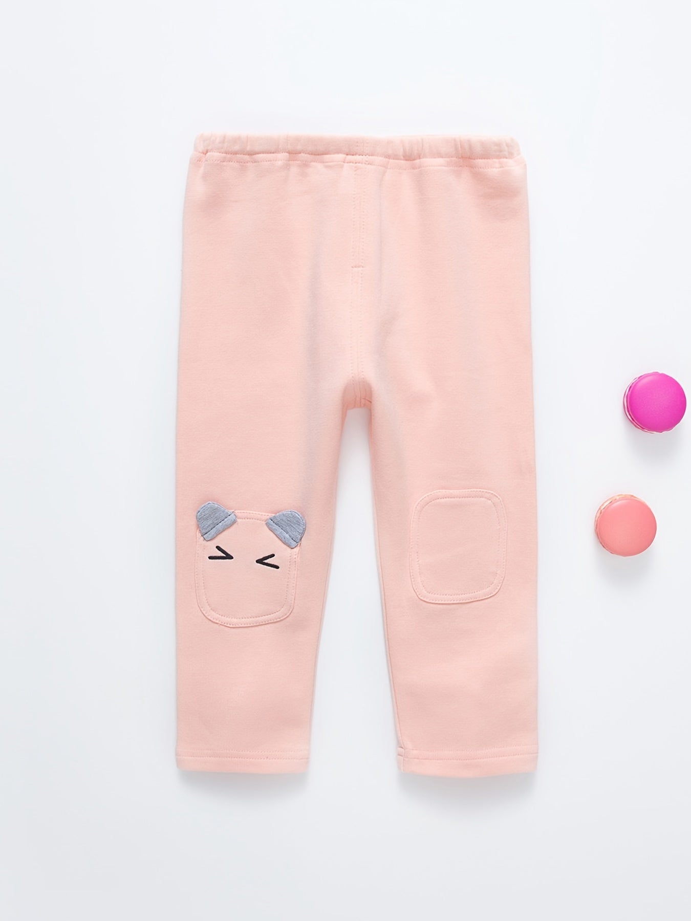 Baby Girls Cartoon Graphic Print Elastic Waist Leggings Pants