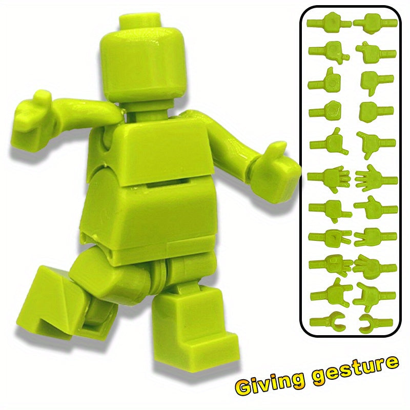 12 Joint Movable Building Block Toy for Ages 8 - Perfect Gift
