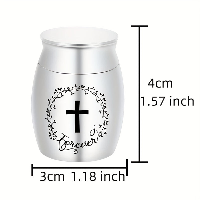 Small Keepsake Urns for Human Pet Ashes Aluminum Alloy Memorial Ashes Holder