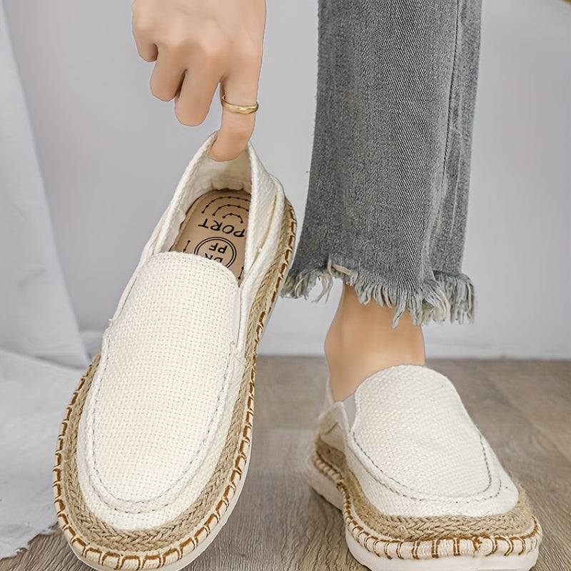 Men's Lightweight Slip On Flax Shoes for Walking