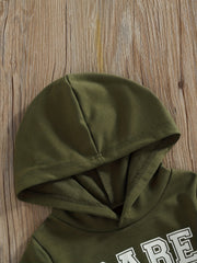 Toddler Hooded Sports Sweatshirt for Boys Girls