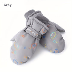 Kids Waterproof & Windproof Winter Skiing Mittens