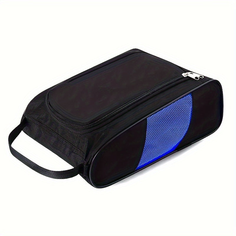 Large Golf Shoe Bag Breathable Portable Zipper Outdoor Sports Shoes Storage Bag