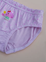 Girls Panda Rabbit Print Shortie Brief Soft Cotton Underwear