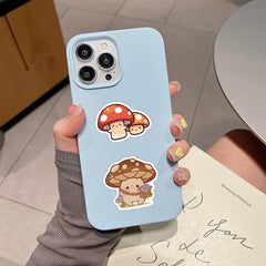 61PCS Mushroom Friends Vinyl Waterproof Stickers Scrapbook Journaling Laptop Ska