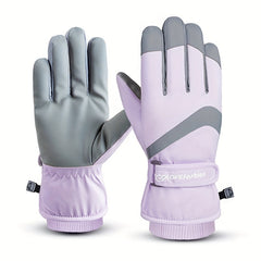 Winter Windproof Coldproof Outdoor Gloves Waterproof Plush Gloves
