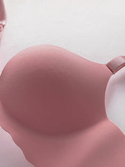 Plunging Push Up Bra Adjustable Padded Bra Women's Lingerie