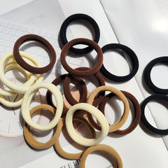 20pcs Large Nylon Hair Ties Thick Hair Bands No Crease No Damage For Women