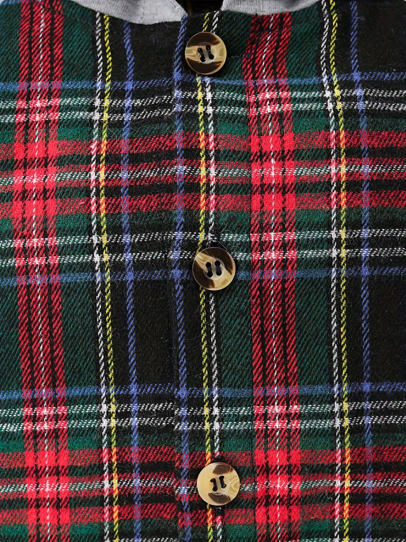 Baby Boys Plaid Shirt Hoodie for Spring and Autumn