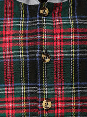 Baby Boys Plaid Shirt Hoodie for Spring and Autumn