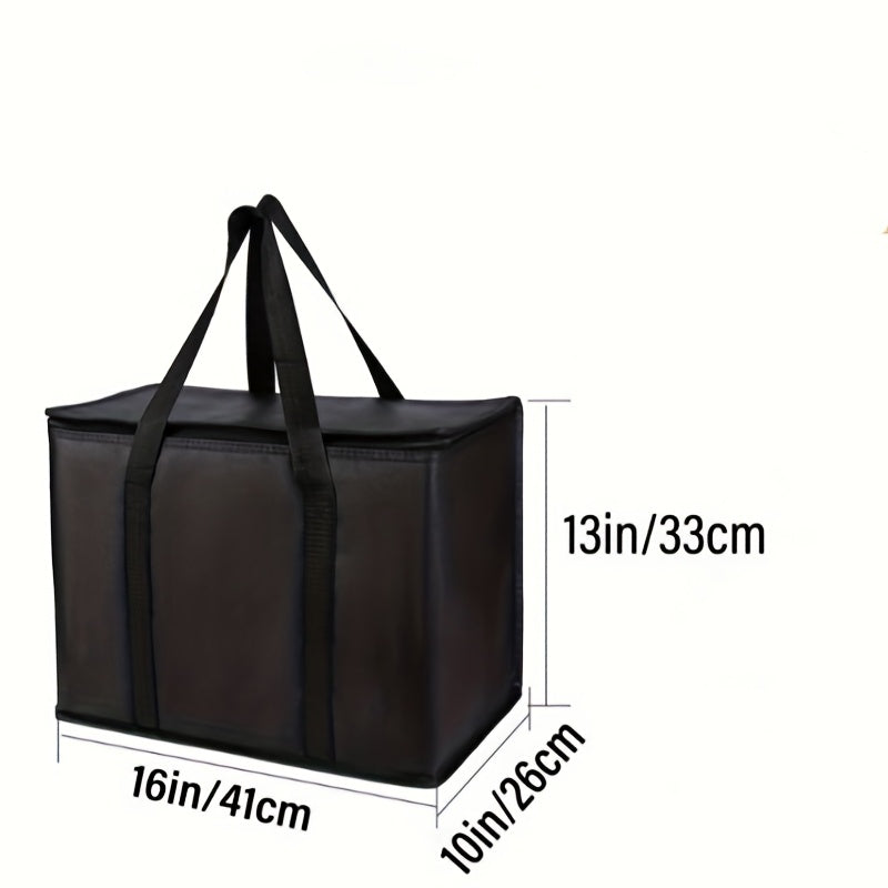 Large Capacity Triple Layer Insulated Cooler Bag Durable PVC Tote