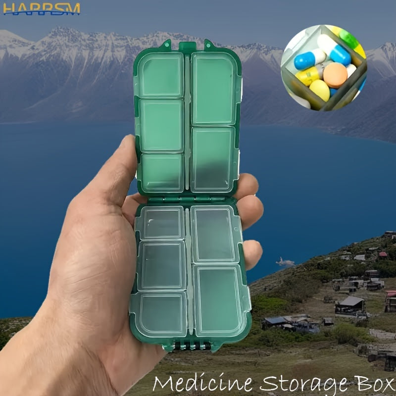 Travel Pill Box Organizer for Outdoor Camping
