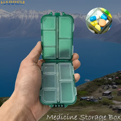 Travel Pill Box Organizer for Outdoor Camping