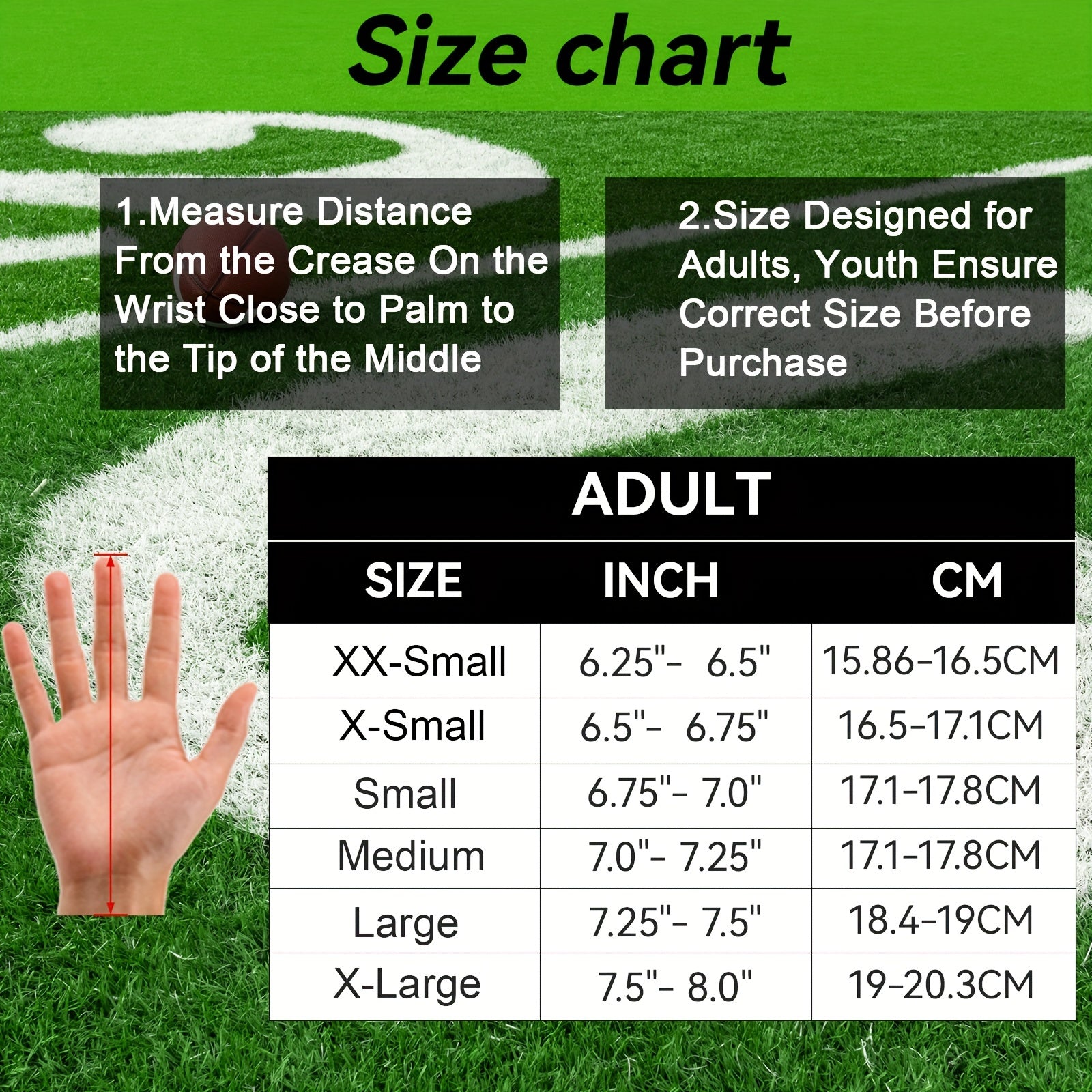 Teenagers Football Gloves Sticky Goalkeeper Gloves Silicone Grip Sports Gloves