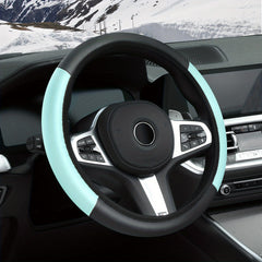 Colorful Car Steering Wheel Cover Anti Sweat Blocking Leather Universal
