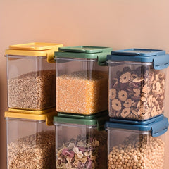 Kitchen Food Sealed Jar Grain Storage Plastic Snack Storage Jar