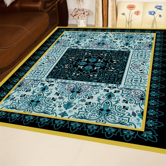 Vintage Pattern Kitchen Rug European Style Palace Style Carpet