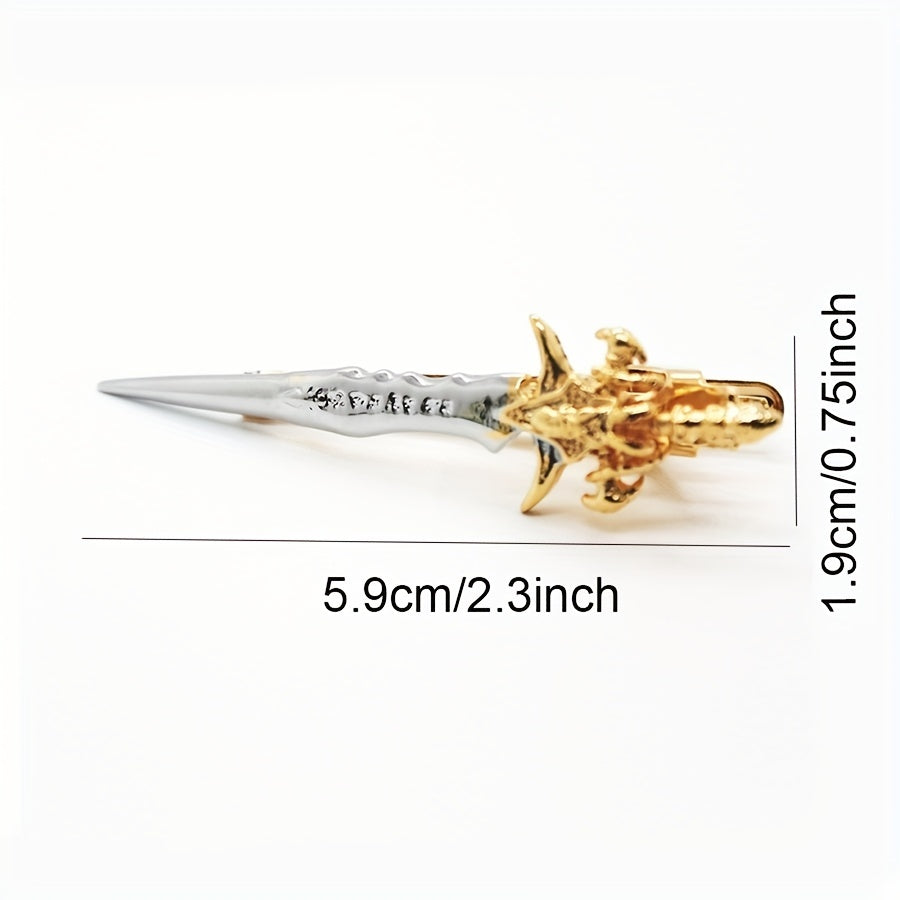 Hero's Sword Tie Clip Game Tie Clip For Men