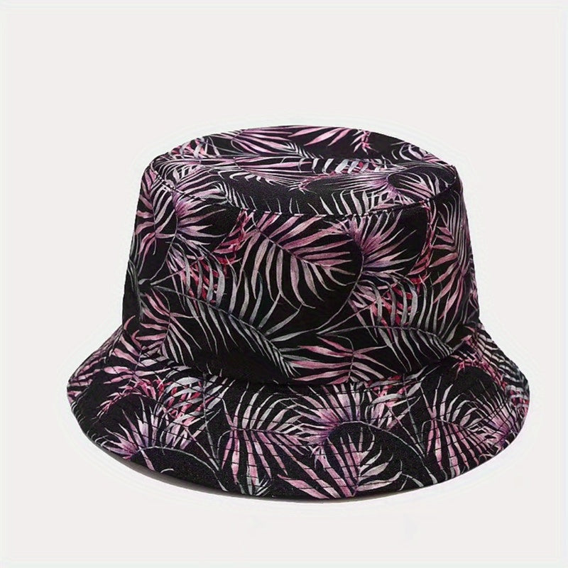 Reversible Bucket Hat Lightweight Casual Sun Hat Spring & Summer