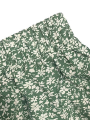 Floral Wide Leg Pants High Waist Casual Women's Clothing