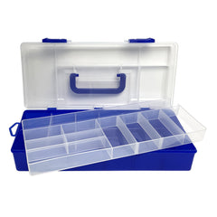 1pc Plastic Screw Box Tool Box w/ Storage Compartment