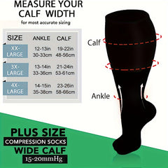 4 Copper Compression Socks 20-30 mmHg for Women & Men Circulation Support