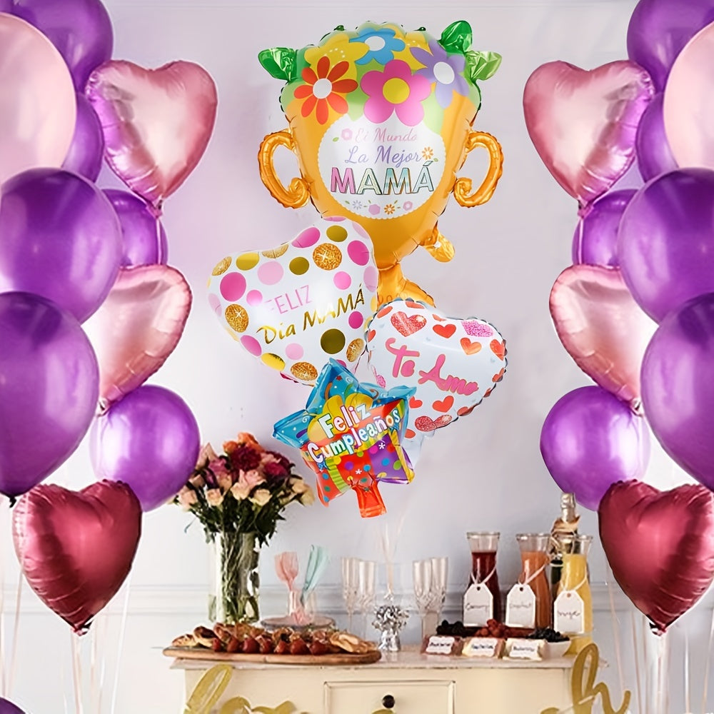 Mother's Love Balloons Children's Birthday Party Decoration Balloons