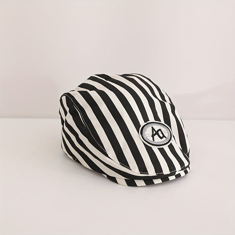 Striped Letter Casual Summer Hat for Men Women