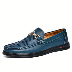 Men's Hollow Slip On Loafers Soft Sole Outdoor Walking Shoes