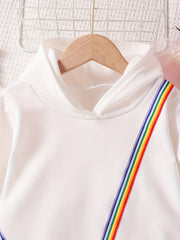 Unicorn Hooded Dress Toddler Kids Clothing