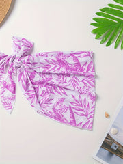 Sexy Mesh Wrap Cover Up Tie Side High Stretch Sarong Beach Cover Up