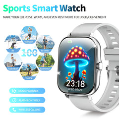 Wireless Smartwatch with Multiple Sports Modes & Camera Control
