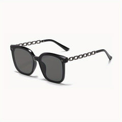 Square Sunglasses Chain Charm Anti Glare UV400