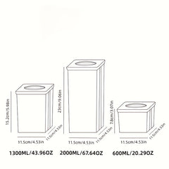 Spiral Storage Tank With Lid Sealed Freshkeeping Box