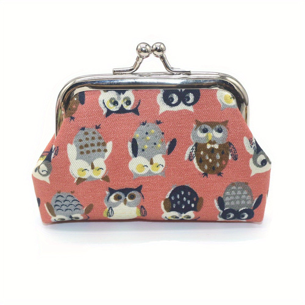 Owl Coin Purse Bag Key Bag Birthday Gift Hasp Money Bags Wallet Clutch Bag