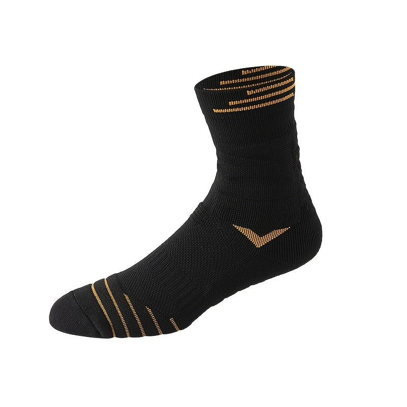 High Shock Absorbent Sports Socks - Mid Calf Tactical Professional Socks