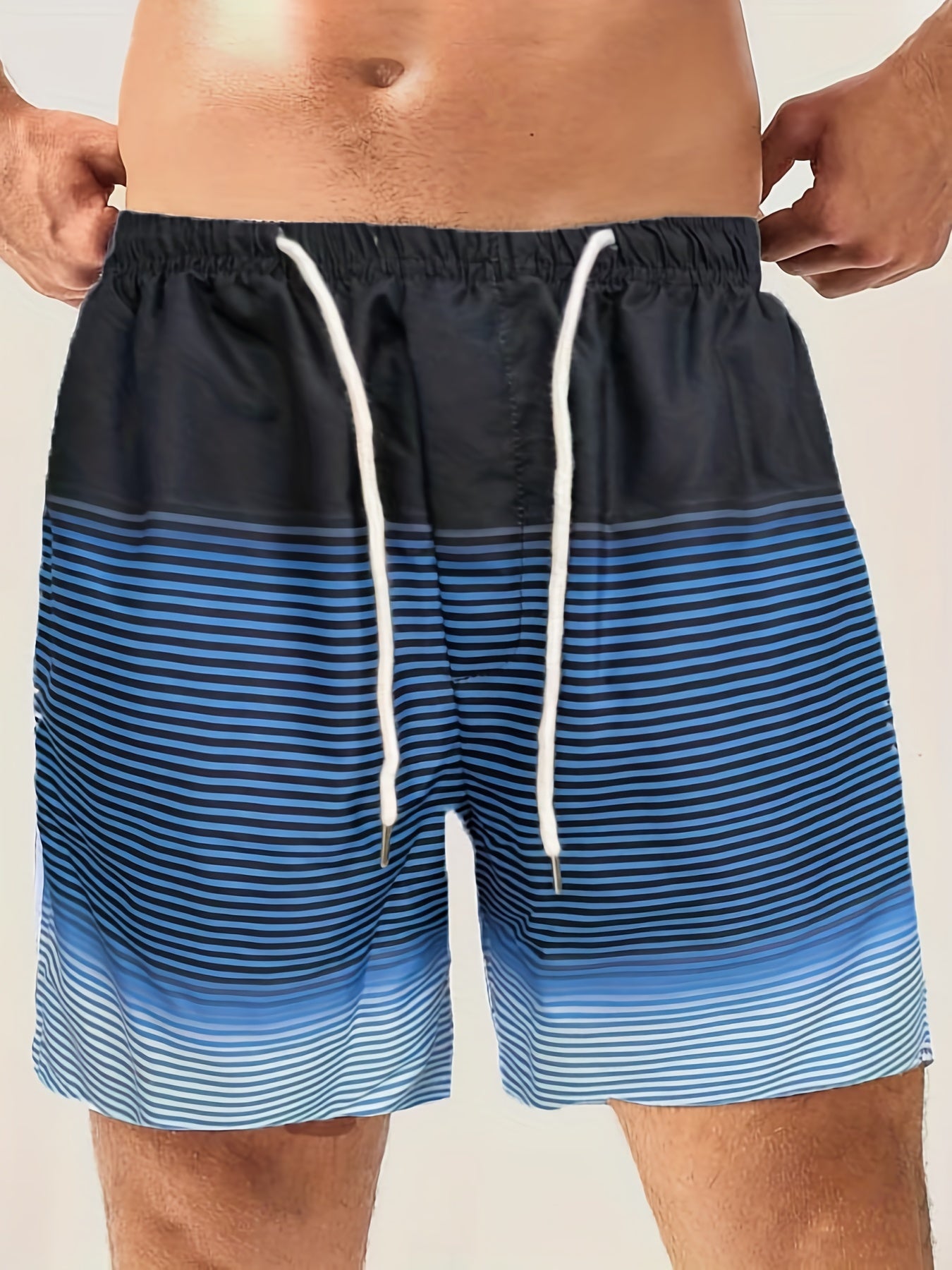 Men s Quick Drying Hawaiian Board Shorts With Pockets